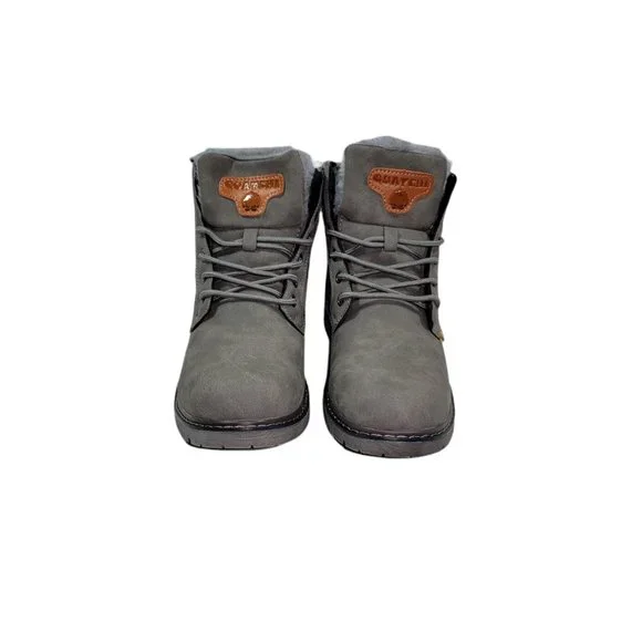 Snow Boots Men's Waterproof to Hiking Anti Skid Trainers Ankle Boots (Size 7) - Picture 2 of 14